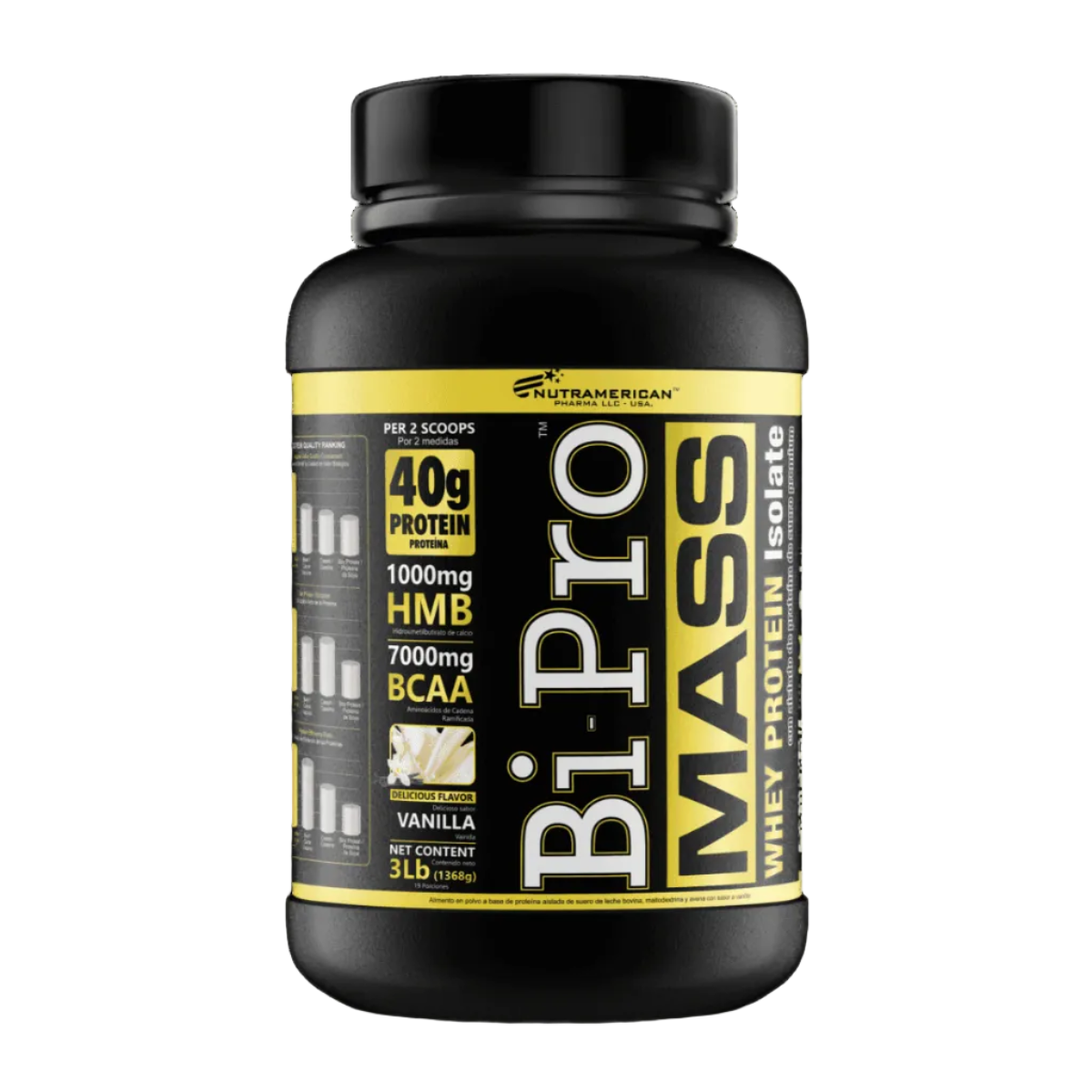Bipro Mass 3 Lbs - Nutramerican