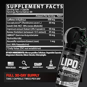 LIPO-6 HARDCORE – Nutrex