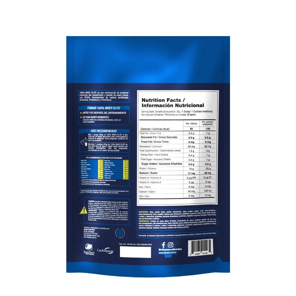 Whey Elite - Vitanas